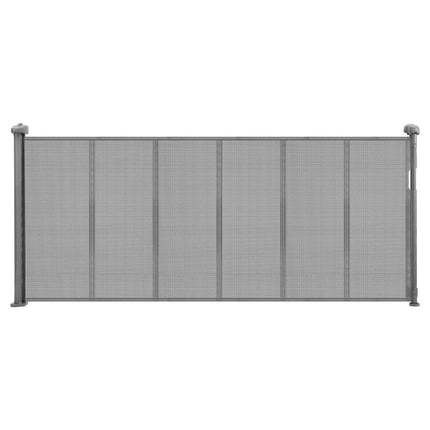 Retractable Baby Gate, 34 in Tall, Extends to 71 in, Gray