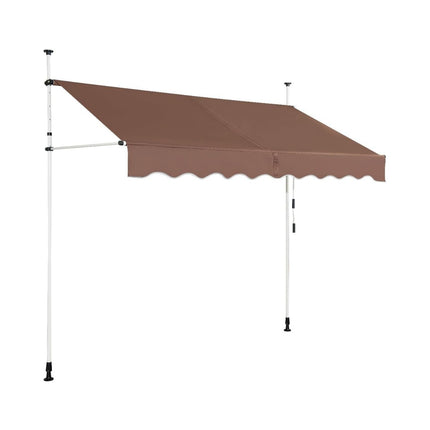 Retractable Balcony Awning, 350 cm, No-Drill, UV Resistant