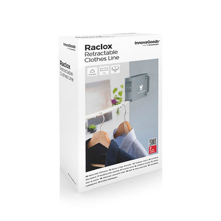 Étendoir à linge rétractable Raclox InnovaGoods