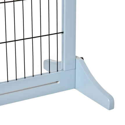 Einziehbares Hundegitter, Holz und Stahl, 180 cm breit