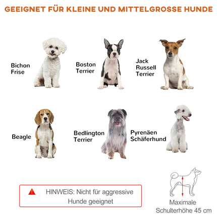 Einziehbares Hundegitter, Holz und Stahl, 180 cm breit