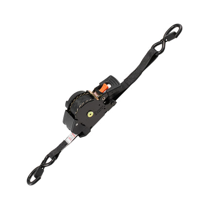 Retractable Ratchet Straps 4 Pack, 1 in x 16 ft, S Hooks, 700 kg