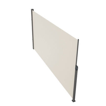 Retractable Side Awning 71 x 138 In, Waterproof, Beige