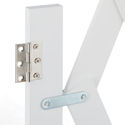 Rail rétractable pour chien en blanc