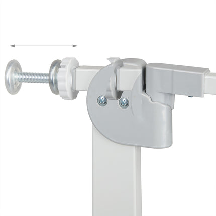 Retractable door guard without drilling