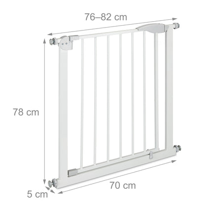 Retractable door guard without drilling