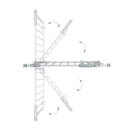 Retractable door guard without drilling