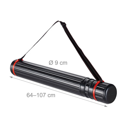 Retractable poster roll
