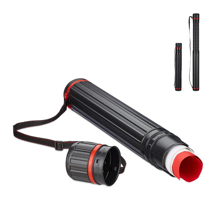 Retractable poster roll
