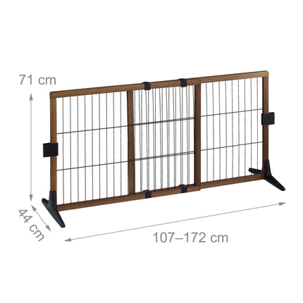 Einziehbares Schutzgitter 71 cm hoch
