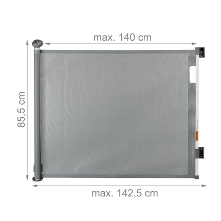 Retractable safety gate