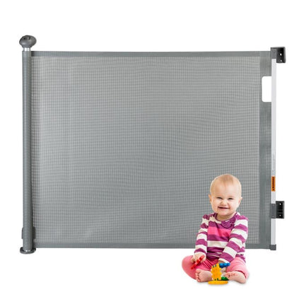 Retractable safety gate