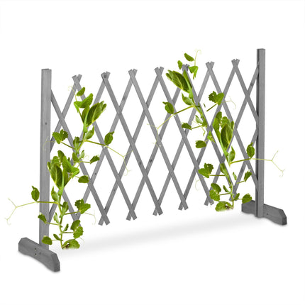 Retractable trellis gray