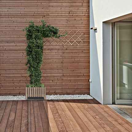 Retractable trellis in wood, set of 3