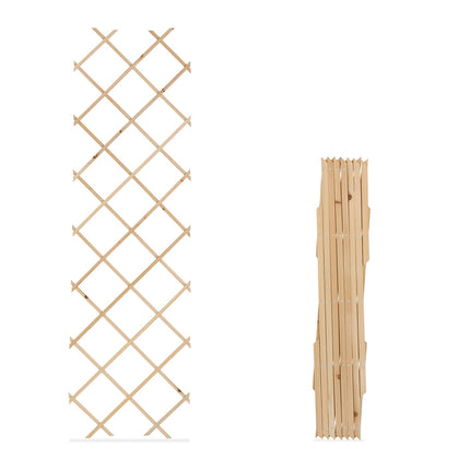Ausziehbares Spalier aus Holz, 3er-Set