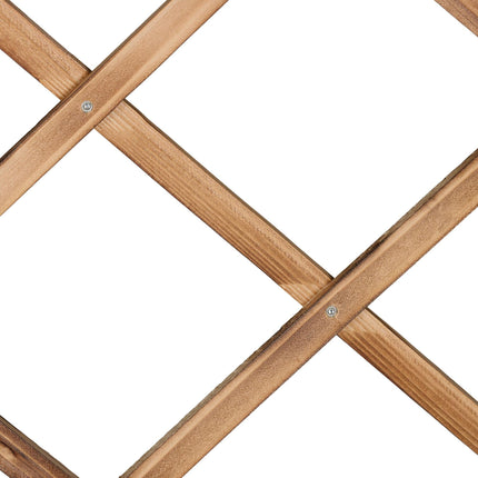 Retractable trellis in wood, set of 3
