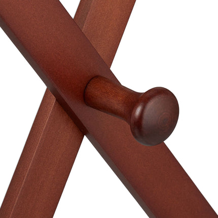 Porte-manteau mural rétractable en bois