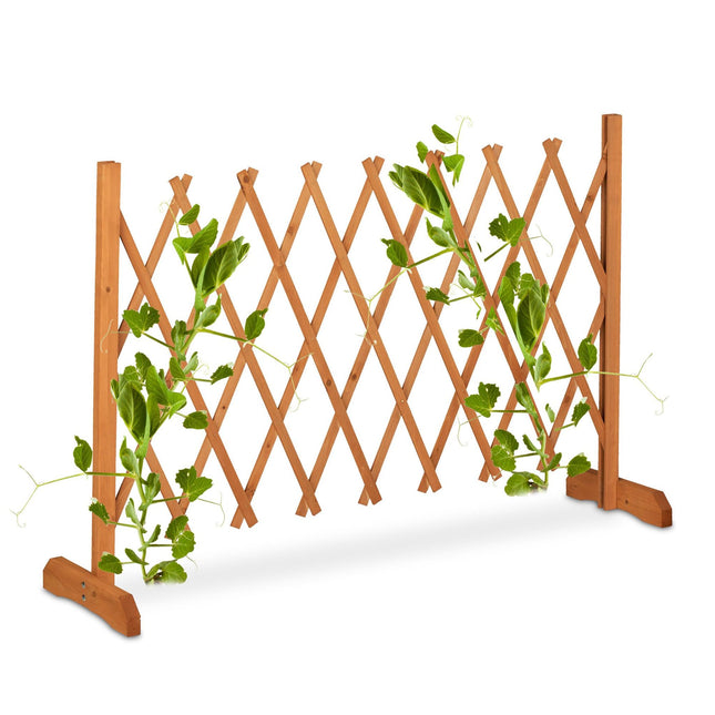 Einziehbares Holzspalier