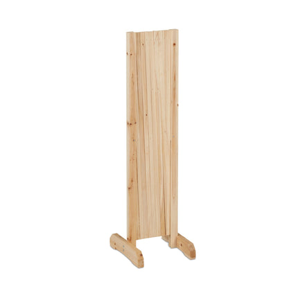 Einziehbares Holzspalier