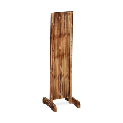 Einziehbares Holzspalier