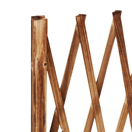 Einziehbares Holzspalier