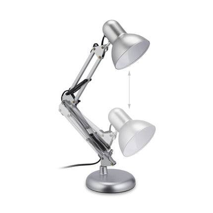 Retro desk lamp silver