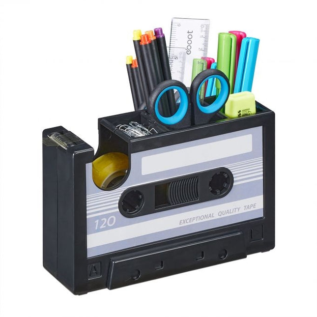 Retro stojánek na tužky ve tvaru kazety