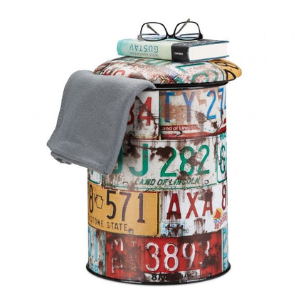 Palette de rangement rétro avec motif