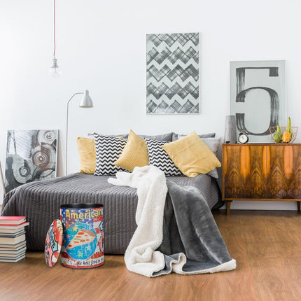 Palette de rangement rétro avec motif