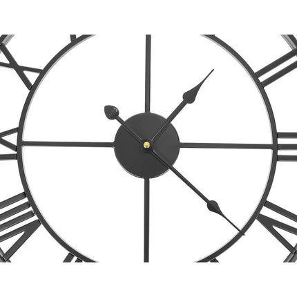 Retro Wanduhr - schwarz