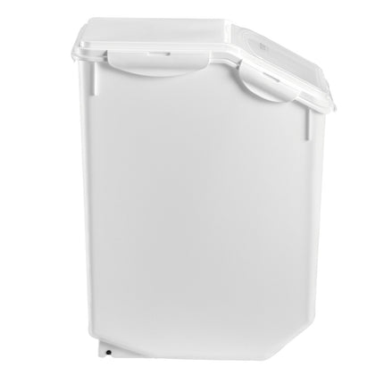 Rice Storage Containers 2-Pack, 20L Each, Airtight, Wheels, 2 Cups