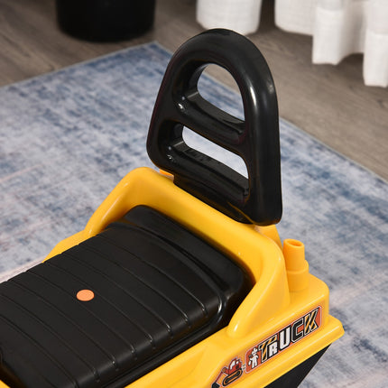 Baggerspielzeug für Kinder - schwarz und gelb, 20 cm