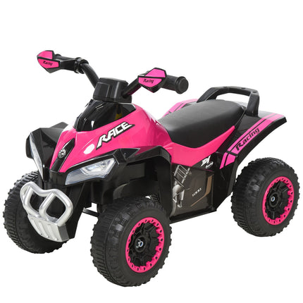 Pedal car for toddlers, light & music, pink