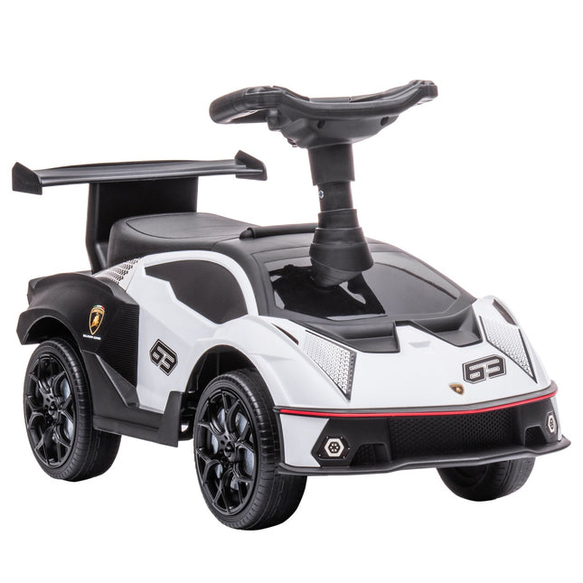 Kinder-Rutschauto mit Stauraum, Hupe und Motorgeräusch