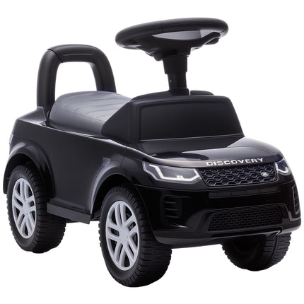 Ride-On Car with Horn & Storage, Black, 18-36 Months