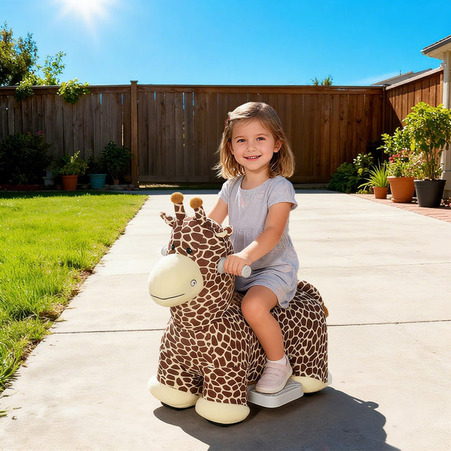 Reitgiraffe, batteriebetrieben, abnehmbarer Bezug, Alter 1,5-5 Jahre