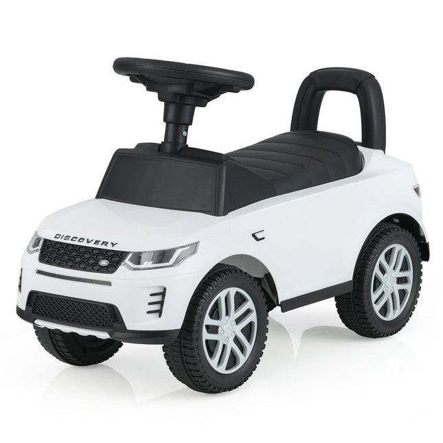 Rutschauto mit Stauraum, Weiß, sicher für Kleinkinder