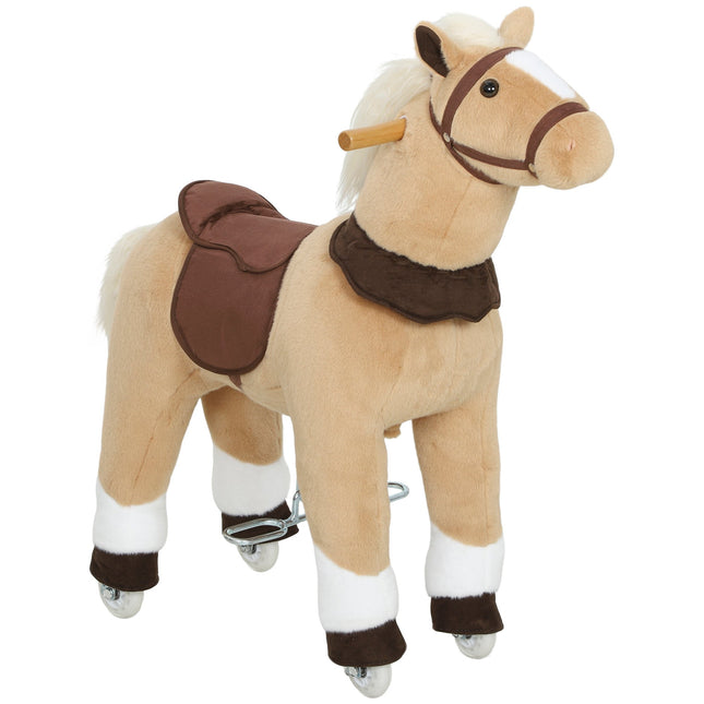 Reittier-Pferd für Kinder, Plüsch, 3-5 Jahre, Braun