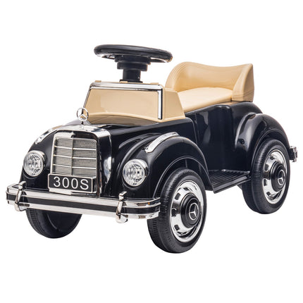 Car with storage, tip protection, age 18-48 months, black