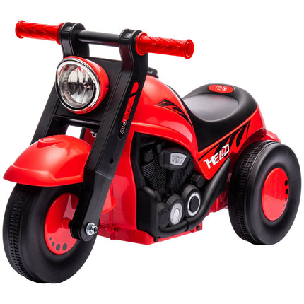 Rotes Aufsitzauto für Kinder 2-5 Jahre, Musik- und Blasenfunktion