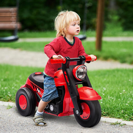 Rotes Aufsitzauto für Kinder 2-5 Jahre, Musik- und Blasenfunktion