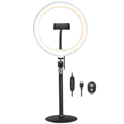 Ringlicht für Smartphone Ø25cm mit Tischständer
