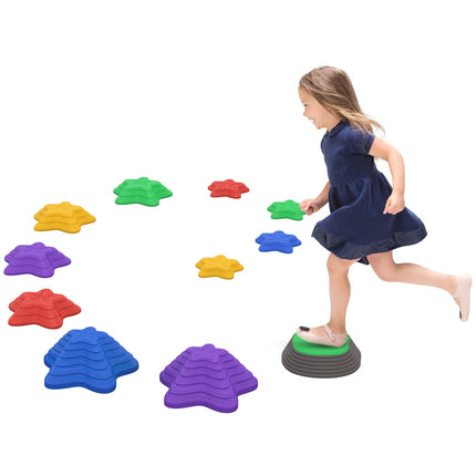 Balancing River Stones, 11 pcs Non-slip, up to 80 kg