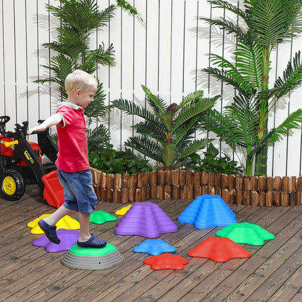 Balancing River Stones, 11 pcs Non-slip, up to 80 kg