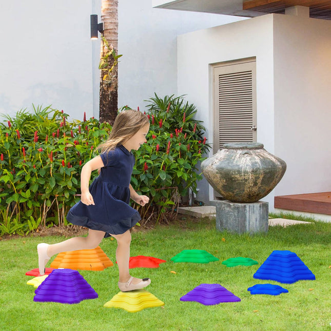 Flusssteine-Set für Kleinkinder, rutschfest, bis 80 kg belastbar