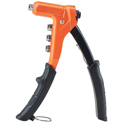 Rivet Nut Tool Kit, One-Handed, 8 Mandrels, Step Bit, Case