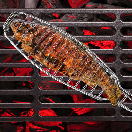 Rôtissoire pour poisson, 2 pièces