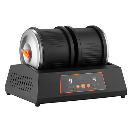 Rock Tumbler Kit, 8 lb Double Barrel, 4-Speed Timer