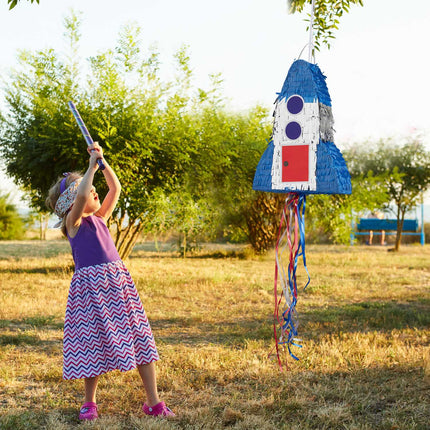 Piňata raketa pro děti – plnitelná párty hra