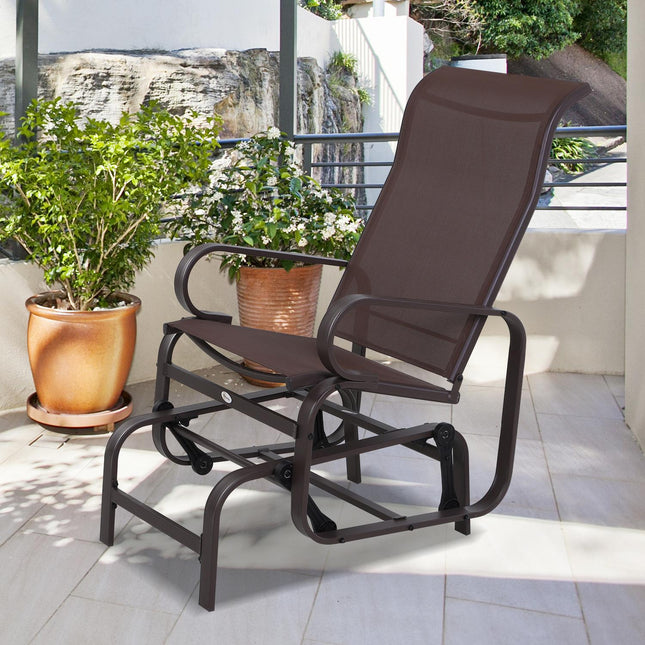 Garten-Schaukelstuhl aus Metall – Entspannende Outdoor-Möbel
